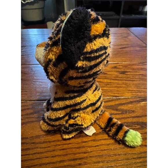 Ty Beanie Boos Stripes Tiger Plush Stuffed Animal Toy With Big Eyes 2010 Vintage - Picture 5 of 6
